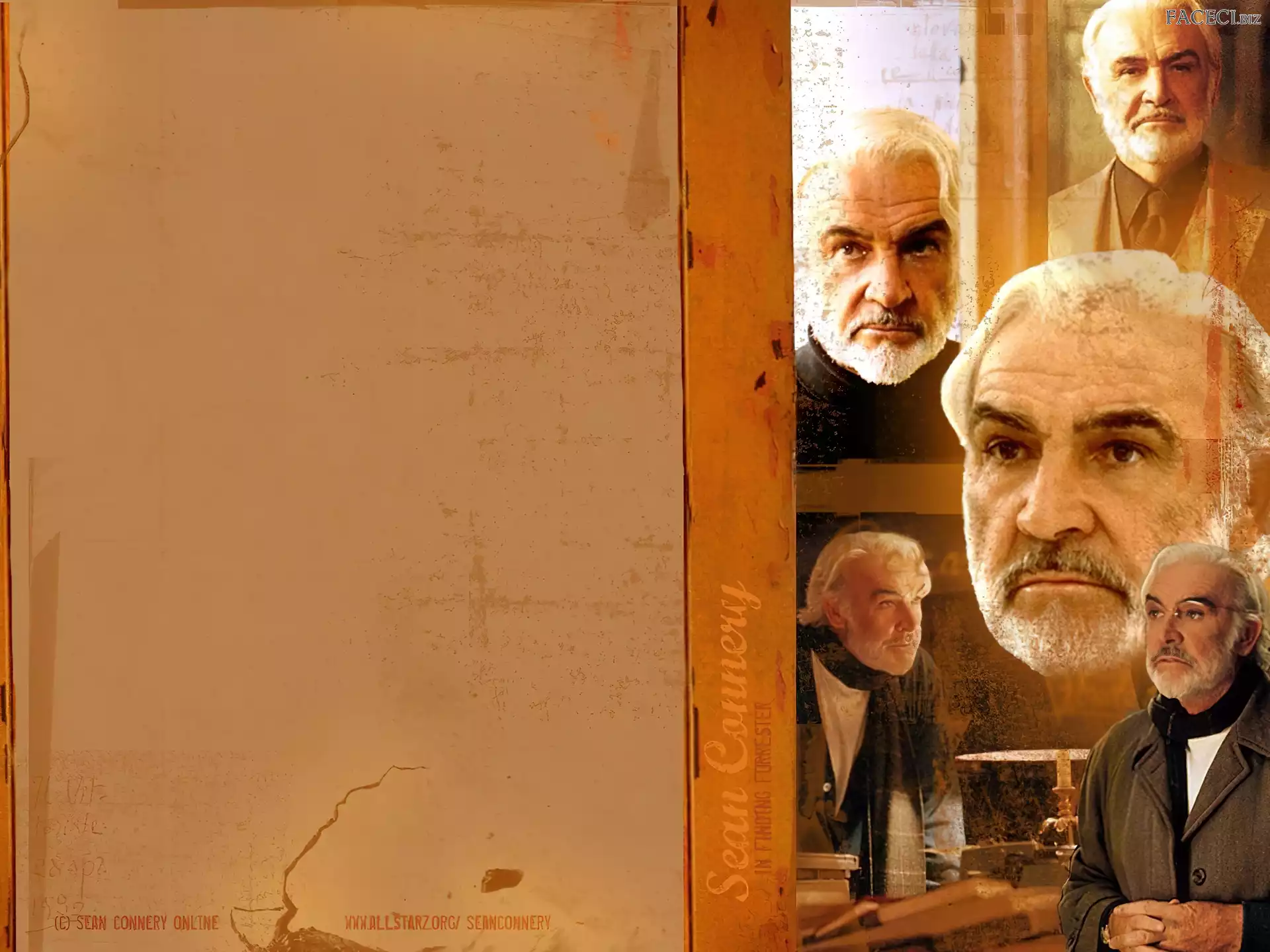 Sean Connery, siwe włosy